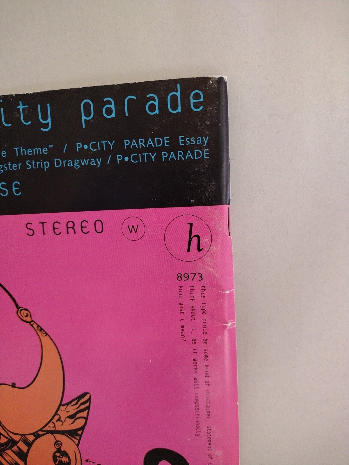 P CITY PARADE (1997) Paul Pope Horse Press SC Comic THB 1st print