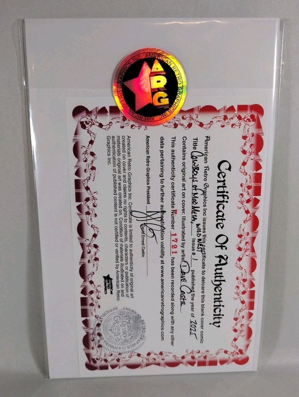 Cowboys Of Moo Mesa #1 (2025) Nacelle Comic Sketch Cover W Original DCastr Art