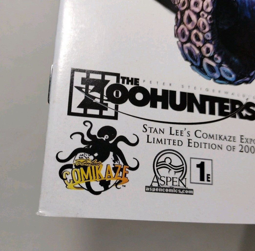 Zoo Hunters#1 (2014) Aspen Comic Signed Peter Steigerwald Variant LTD 200