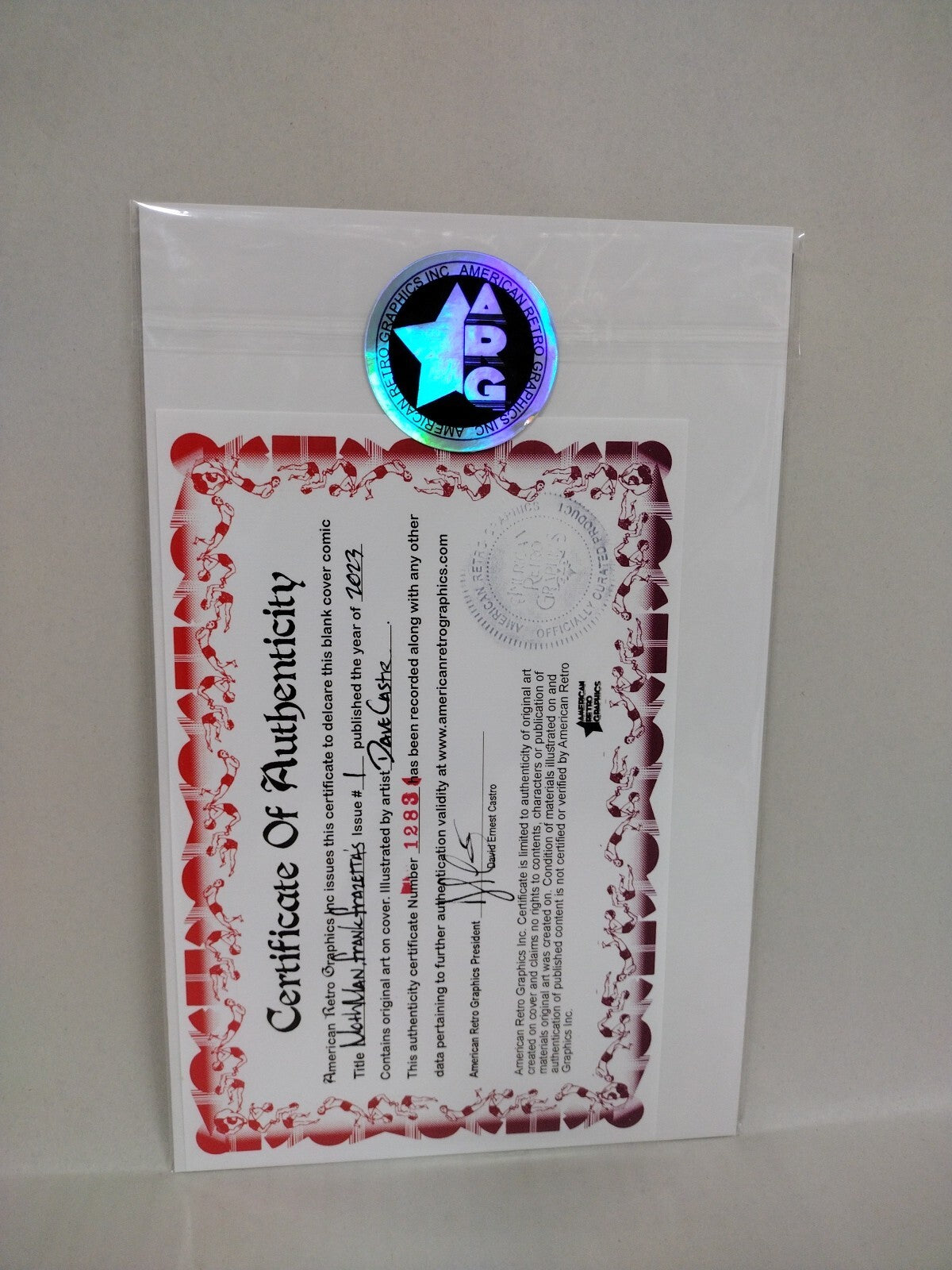 Mothman #1 (2023) Opus Comic Sketch Cover Variant W Original Dave Castr Art