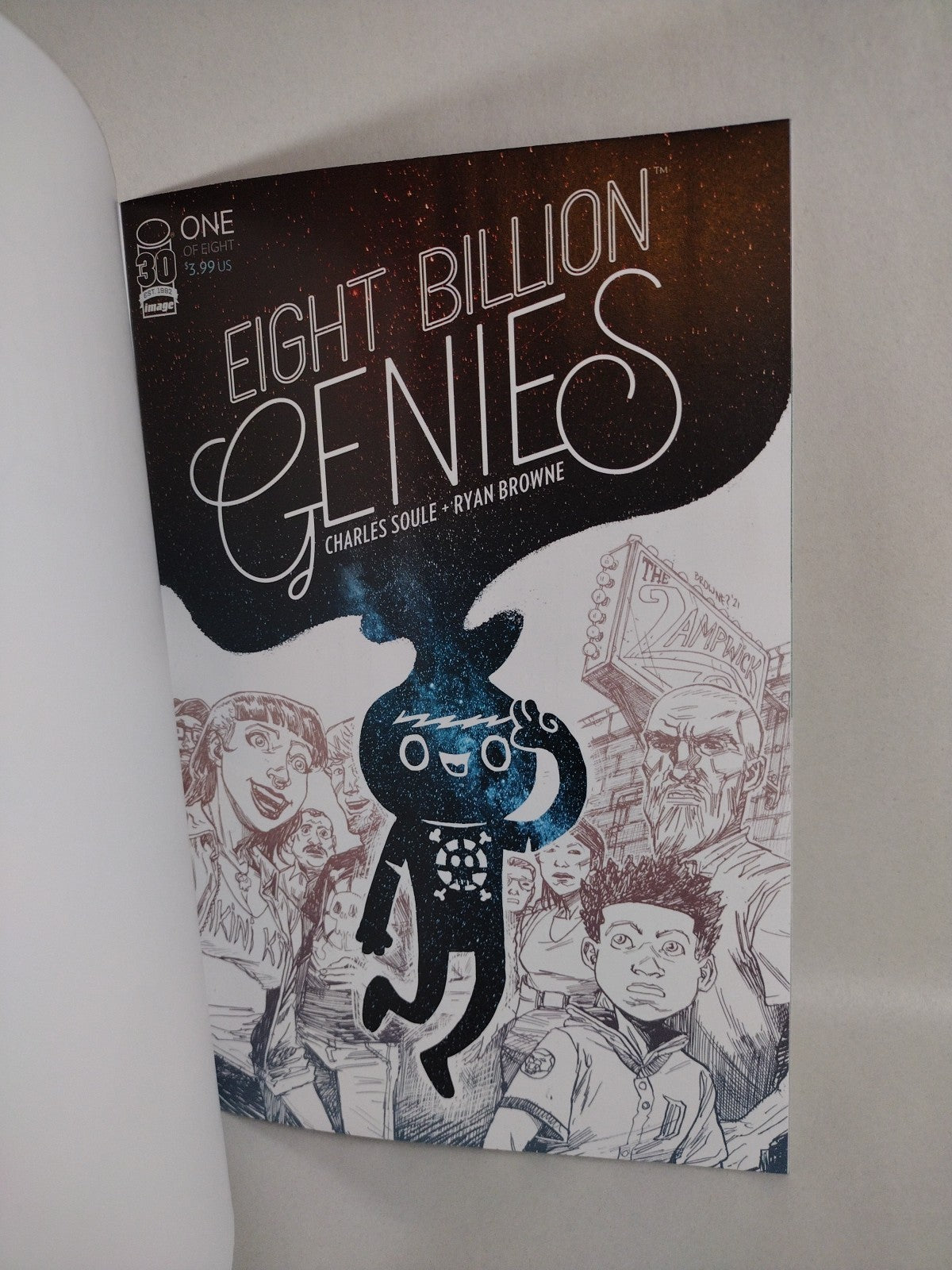 Eight Billion Genies #1 (2022) Image Comic Blank Sketch Cover G Variant 1st NM