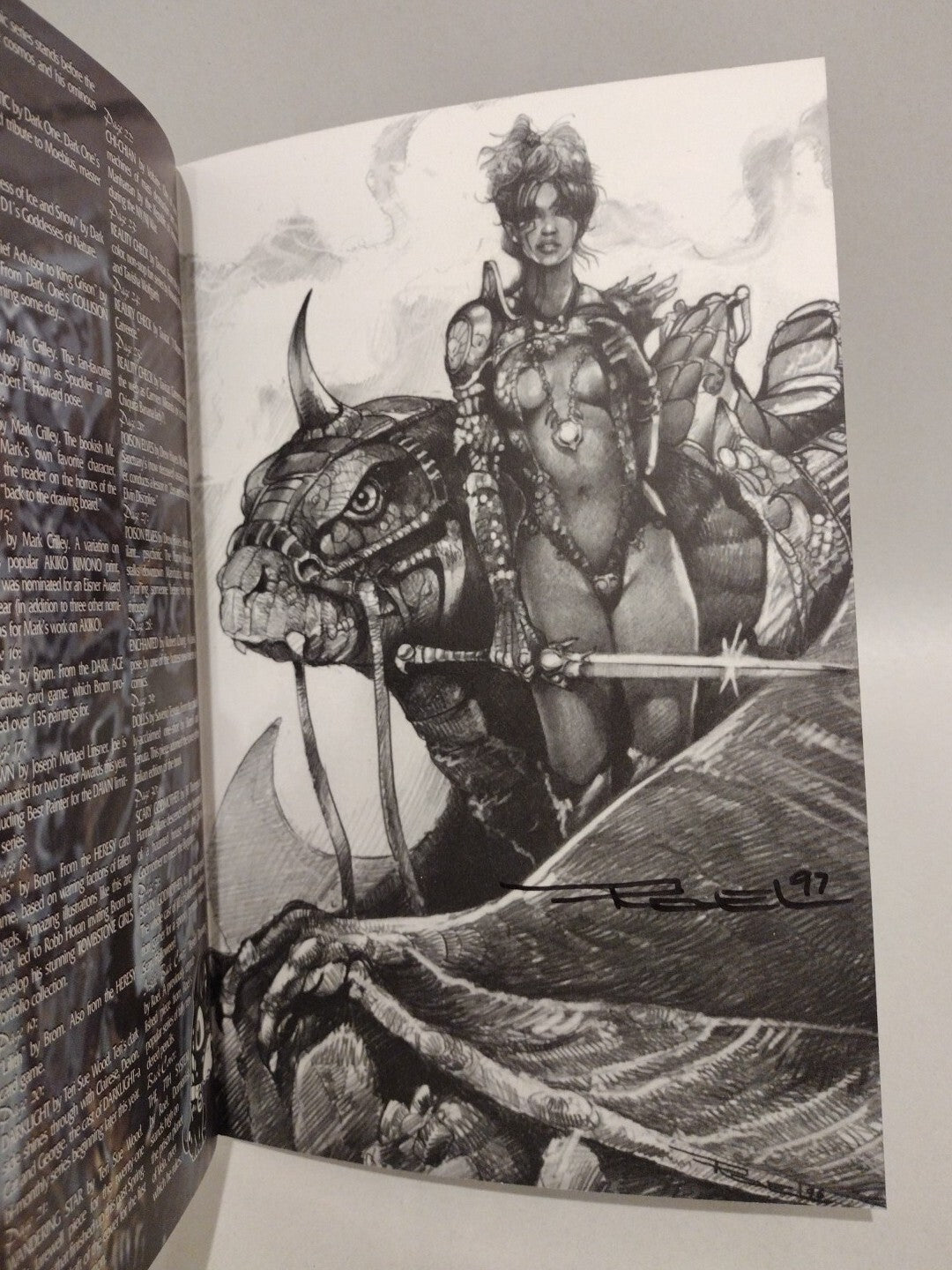 Sirius Gallery Art Book #1 (1999) Limited Edition #4654 Signed 4x Jill Thompson