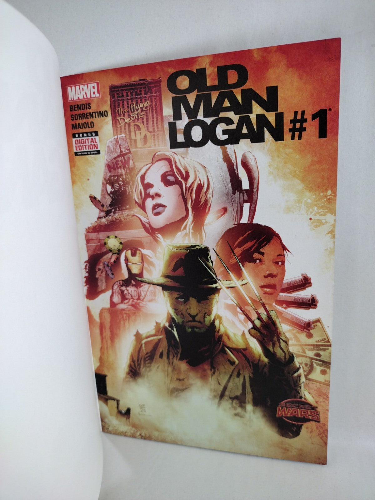Old Man Logan #1 (2015) Marvel Secret Wars Blank Sketch Var Cover Comic New NM