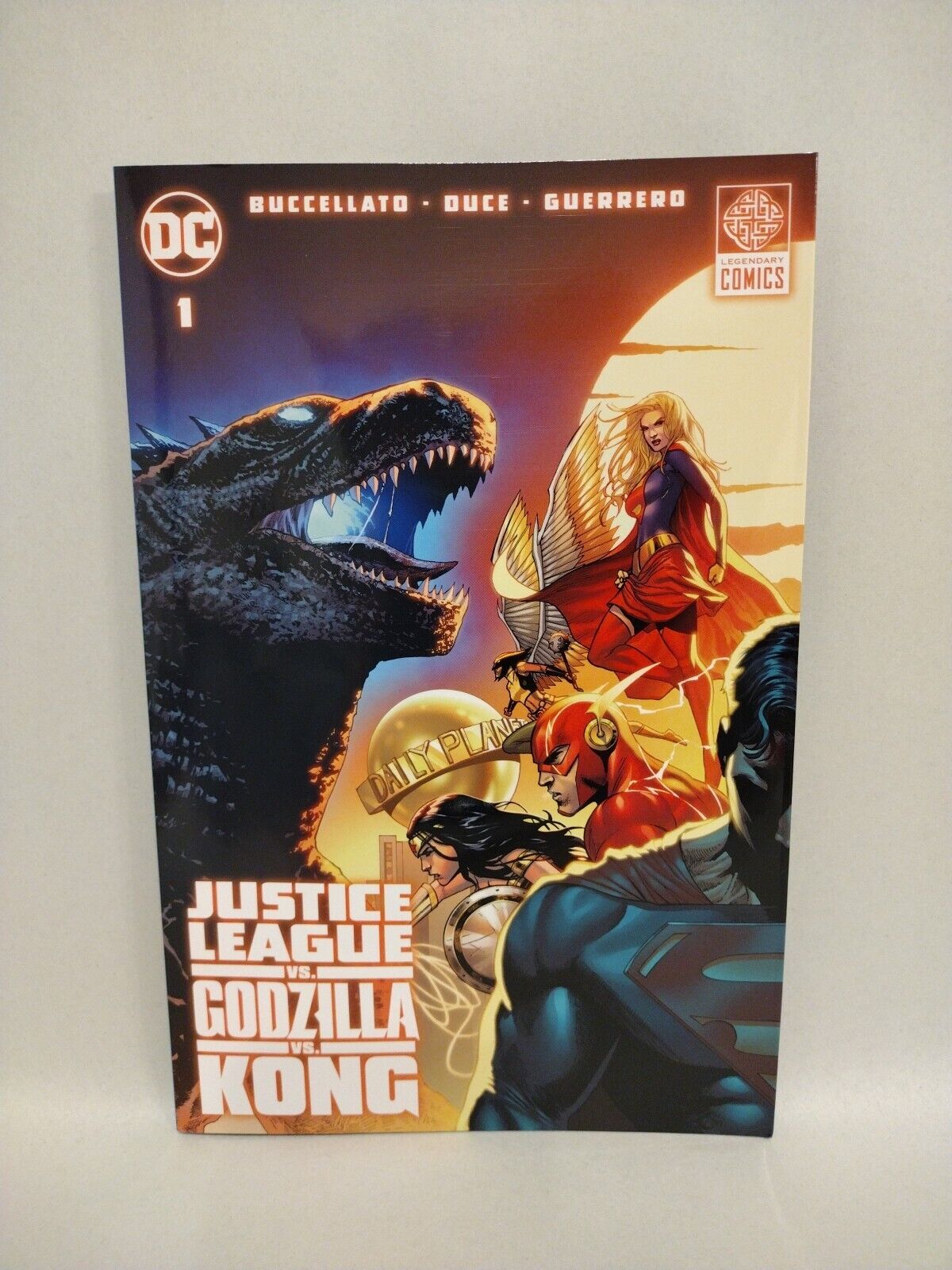 Justice League vs Godzilla vs Kong #1 (2023) DC Godzilla Battle Roar Sealed New