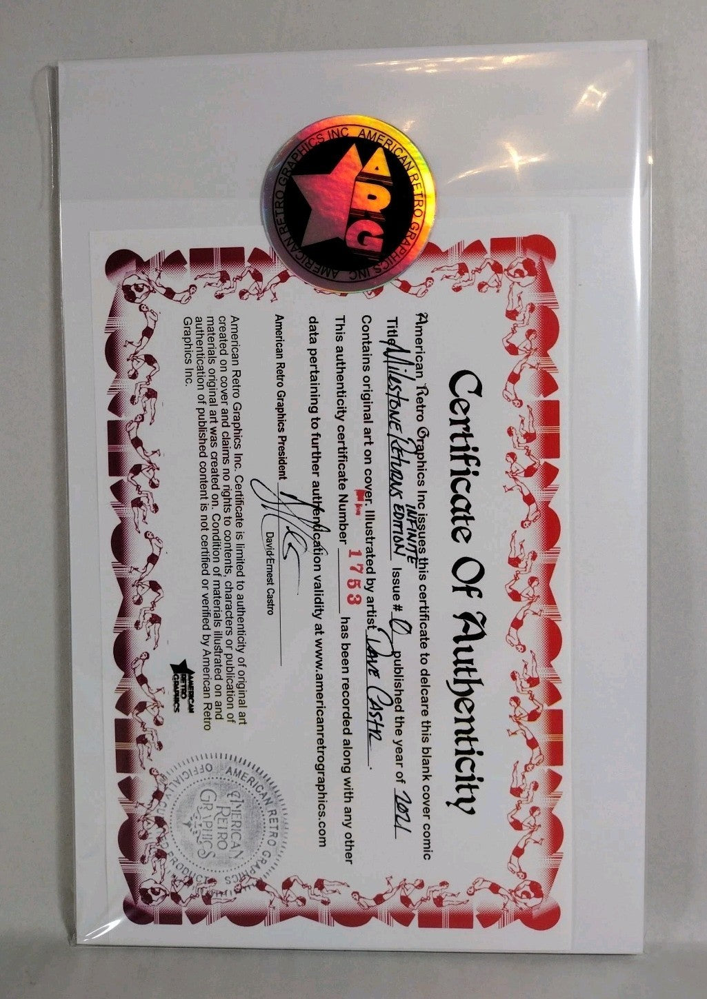 MILESTONE RETURNS INFINITE EDITION #1 Sketch Variant Cover W Original DCastr Art