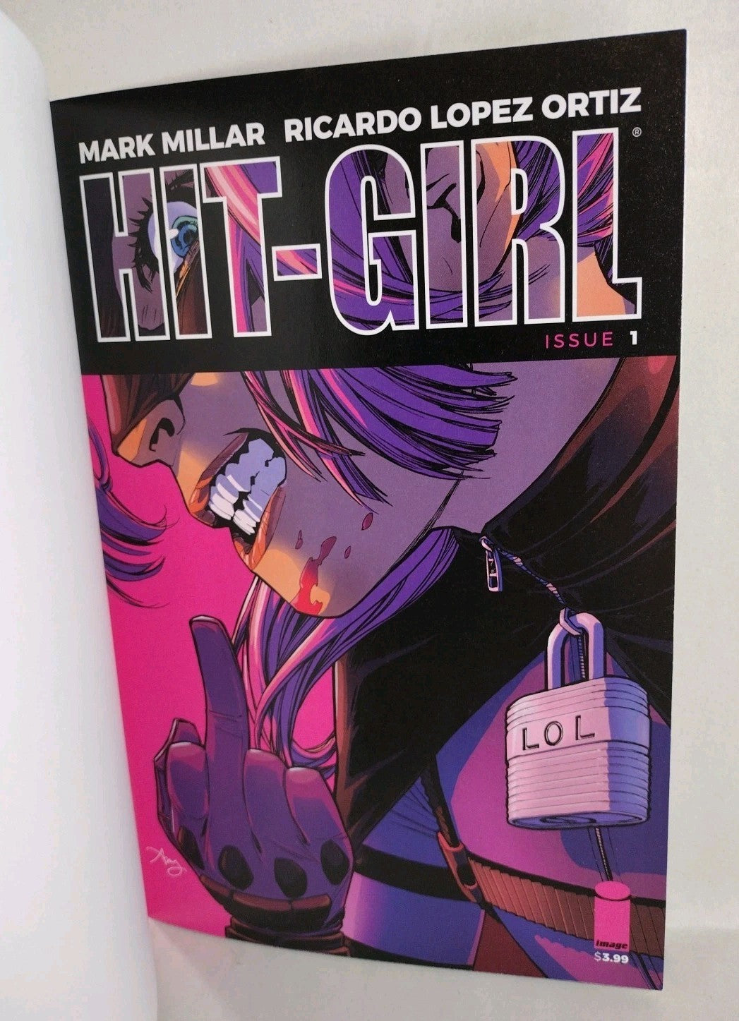 Hit-Girl #1 (2018) Image Comic Blank Sketch Variant Cover Mark Millar New NM