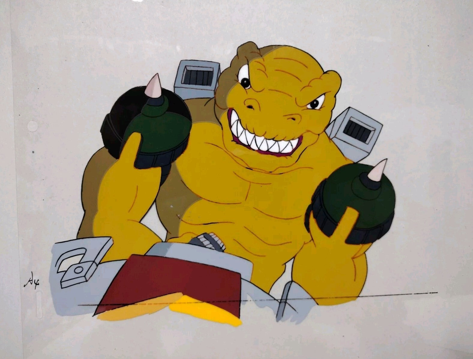 Street Sharks (1996) Original Animation Production Cel Extreme 