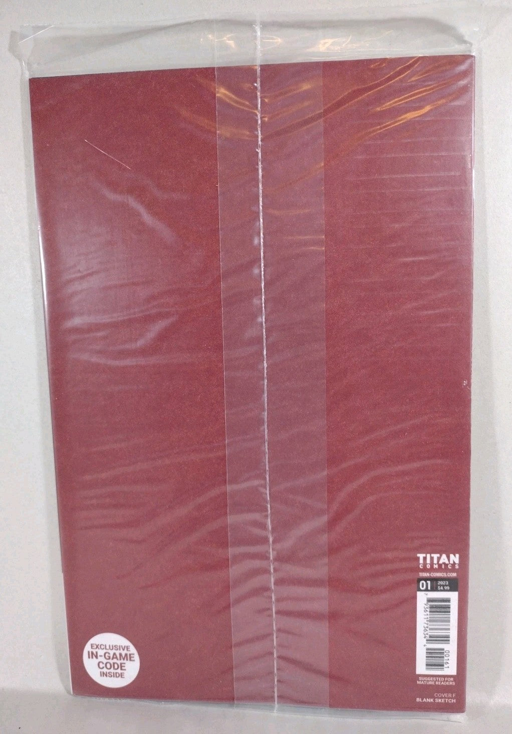 Dead By Daylight #1 (2023) Titan Comic Red Blank Variant Cover New Sealed In Bag