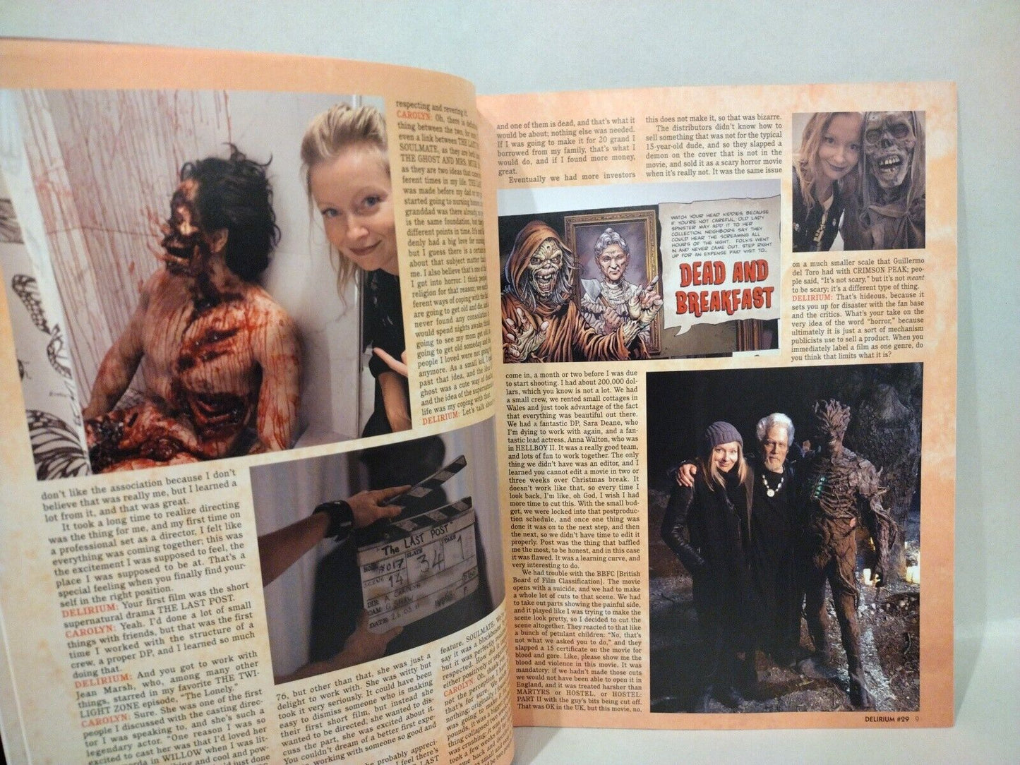 Delirium #29 (2021) Full Moon Horror Movie Magazine Axelle Carolyn Exclusive