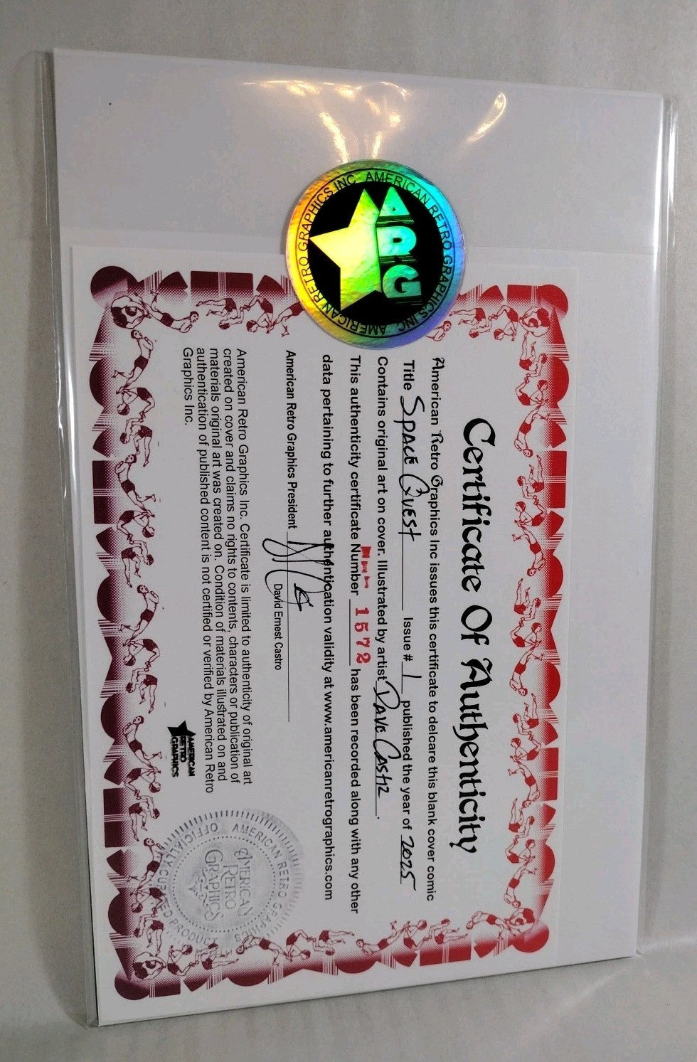 Space Quest #1 (2025) Dynamite Comic Sketch Cover Variant W Original DCastr Art