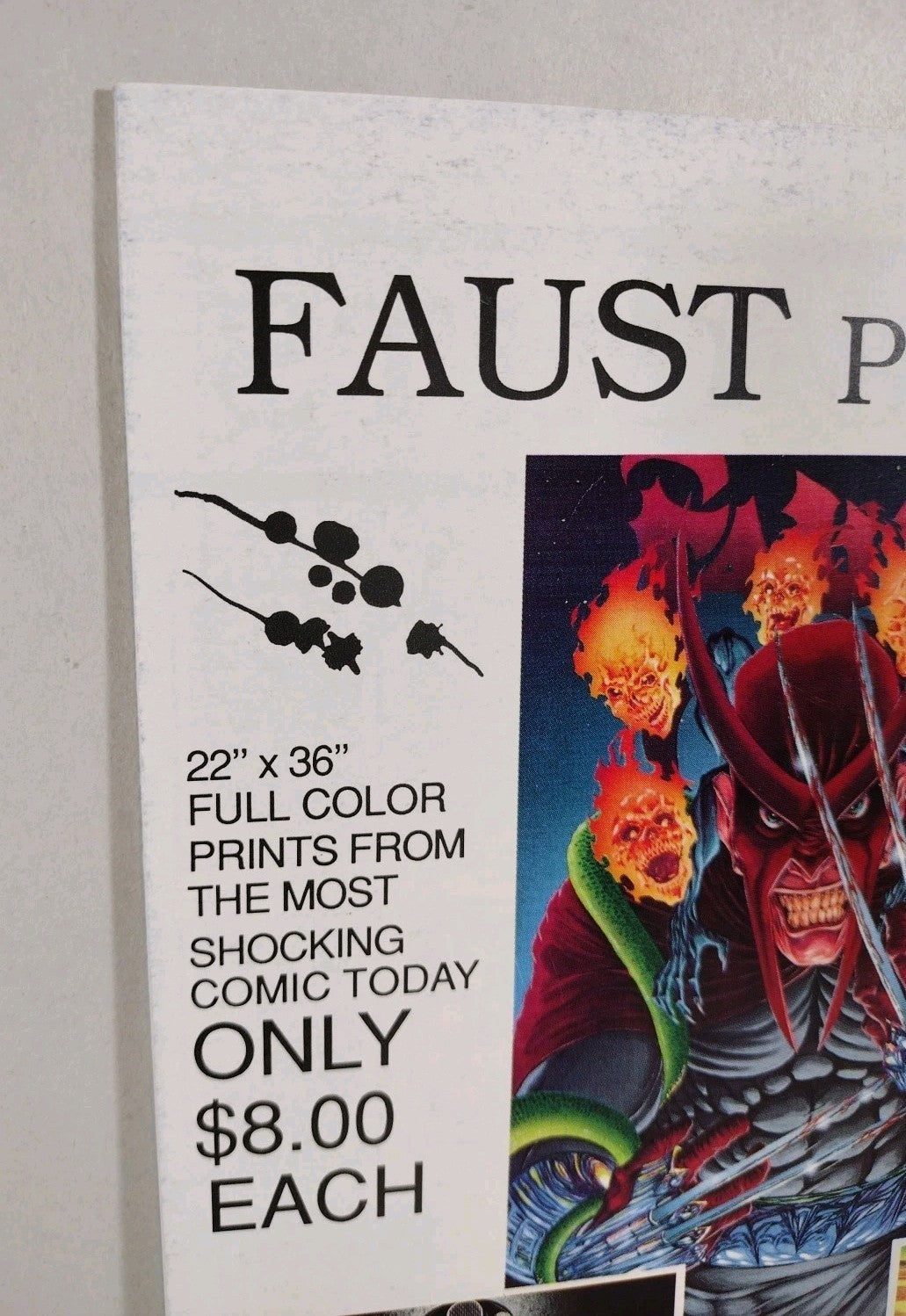 Faust Love of the Damned 3 (1992) Rebel Studios Comic 2nd Print Signed Tim Vigil