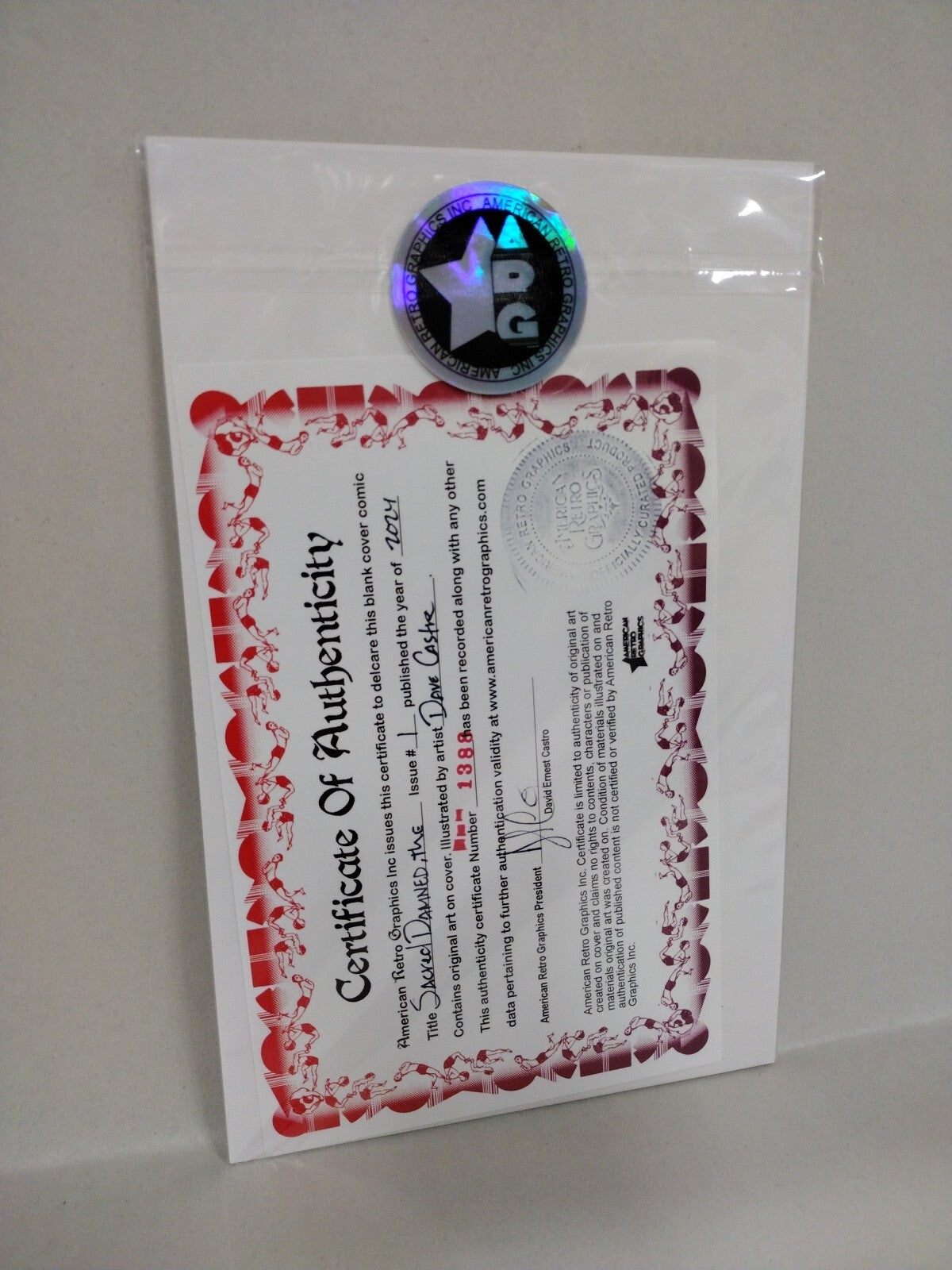 The Sacred Damned #1 (2024) Image Comic Sketch Variant W Original Dave Castr Art