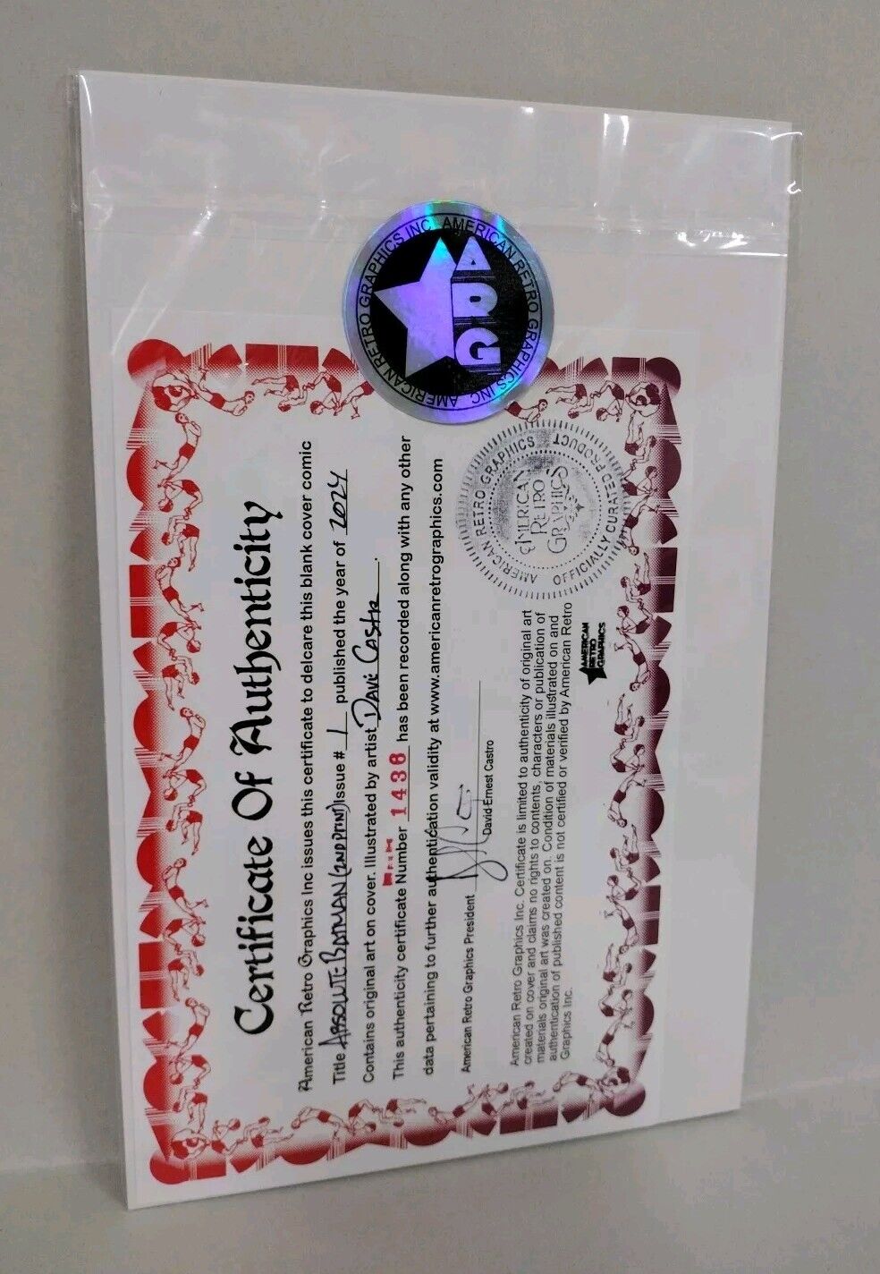 Absolute Batman 1 (2024) DC Comic Sketch 2nd Variant Cover W Original DCastr Art