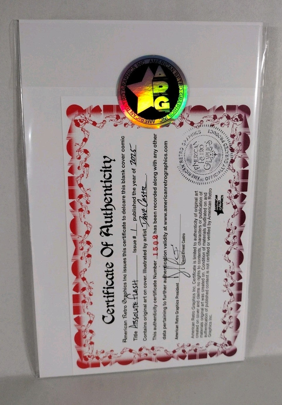 Absolute Flash 1 (2025) DC Comic Sketch Variant Cvr W Original Dave Castr Art