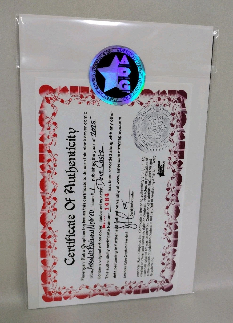 Absolute Batman Noir #1 DC Comic Sketch Variant Cover W Original Dave Castr Art