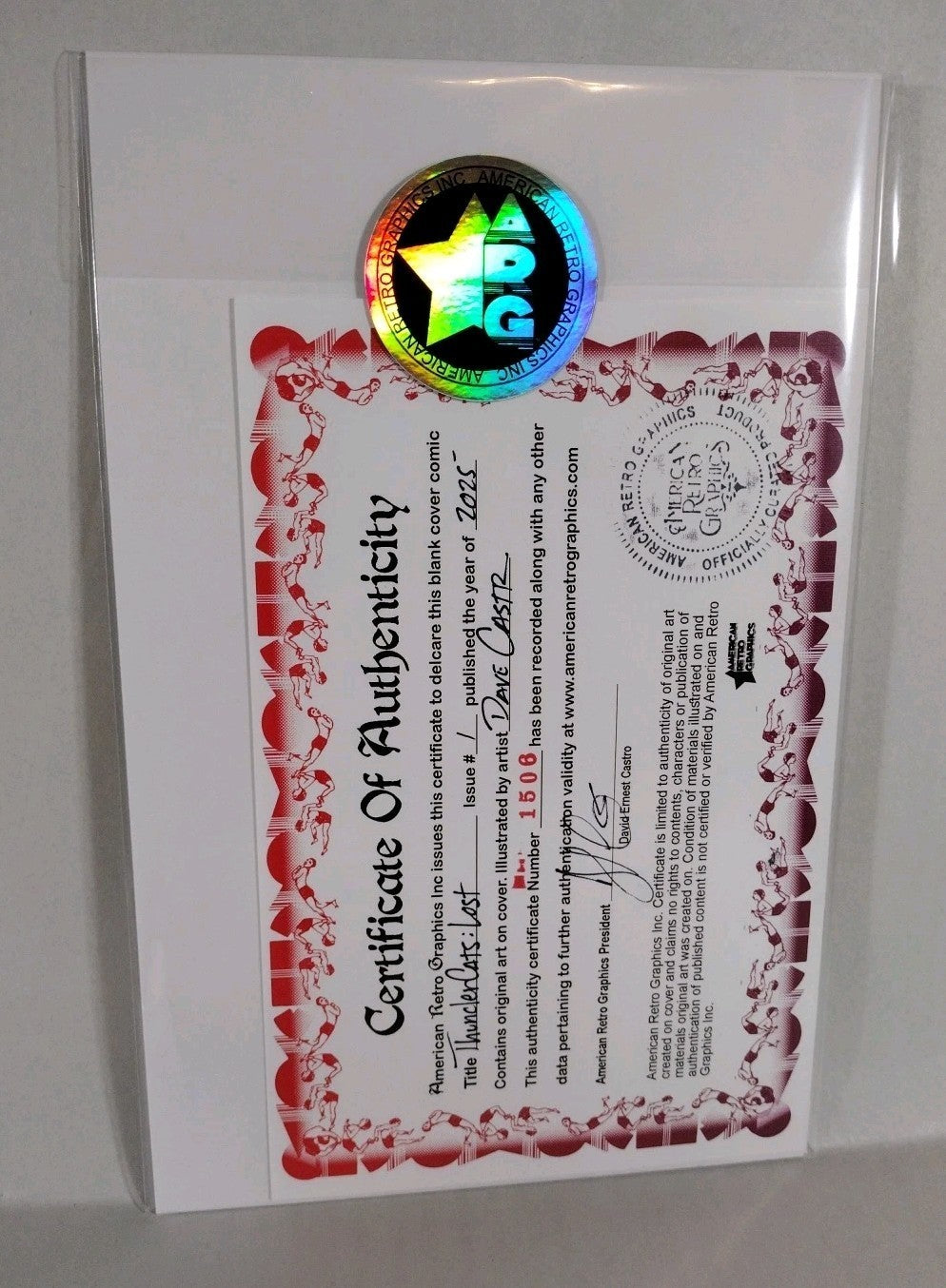 Thundercats Lost 1 (2025) Dynamite Sketch Cover Comic W Original DCastr Neko Art