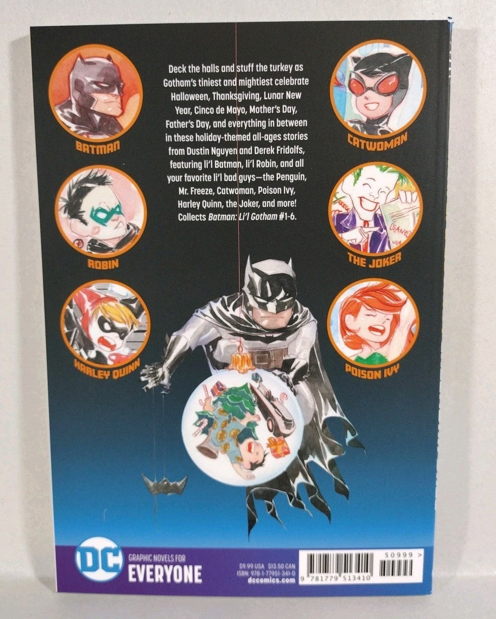 Batman Li'l Gotham Calendar Daze (2022) DC Comics Dustin Nguyen Digest TPB New 