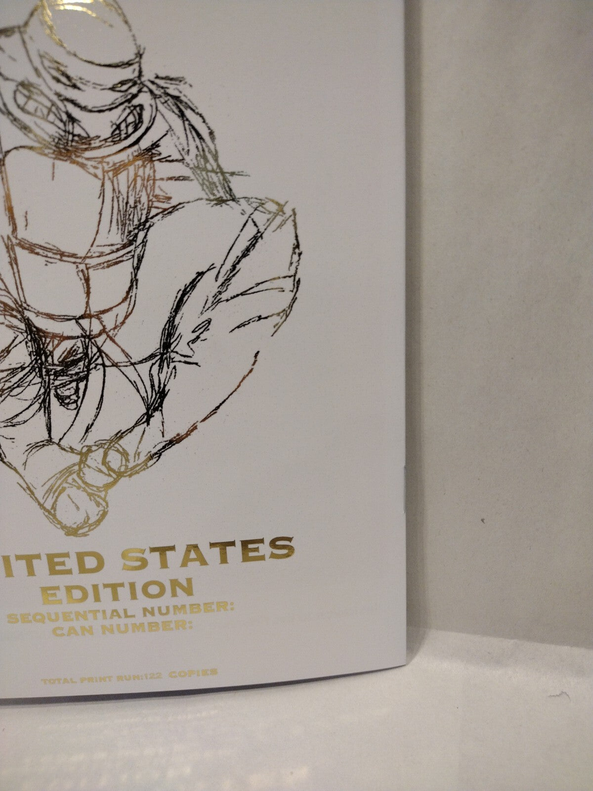 Pieces Of Turtles (2022) 8.2 TMNT Cerebus Signed Dave Sim Gold "Reject" Edition