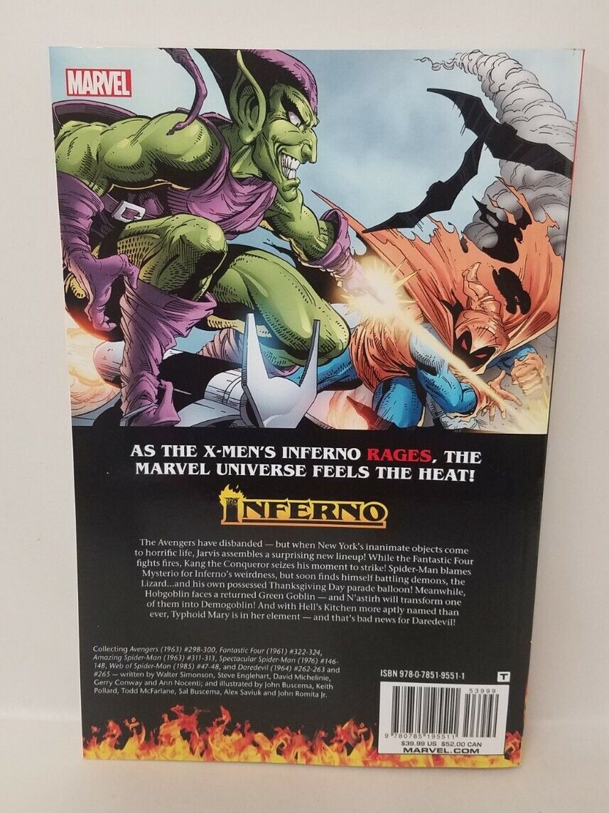 X-Men Inferno Crossovers (2016) Marvel TPB New SC