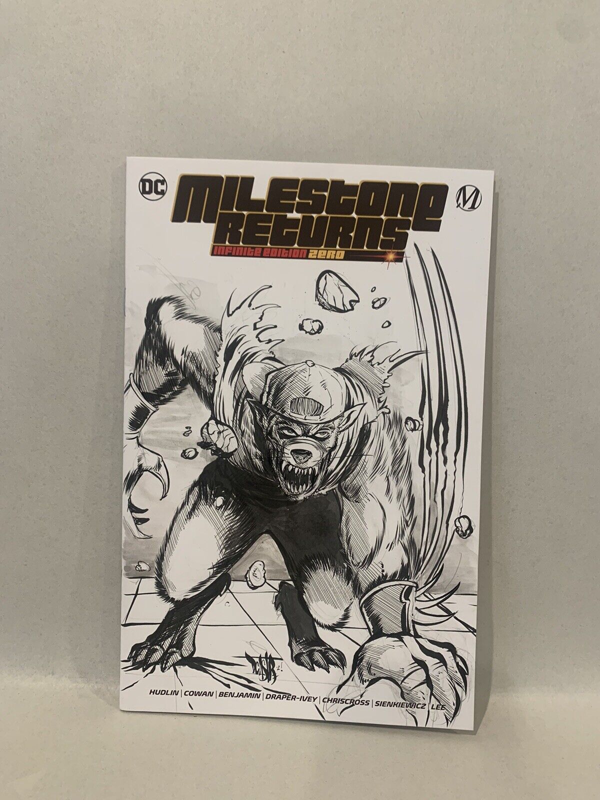 MILESTONE RETURNS: INFINITE EDITION #1 Blank Variant Cover W Original Dcastr Art