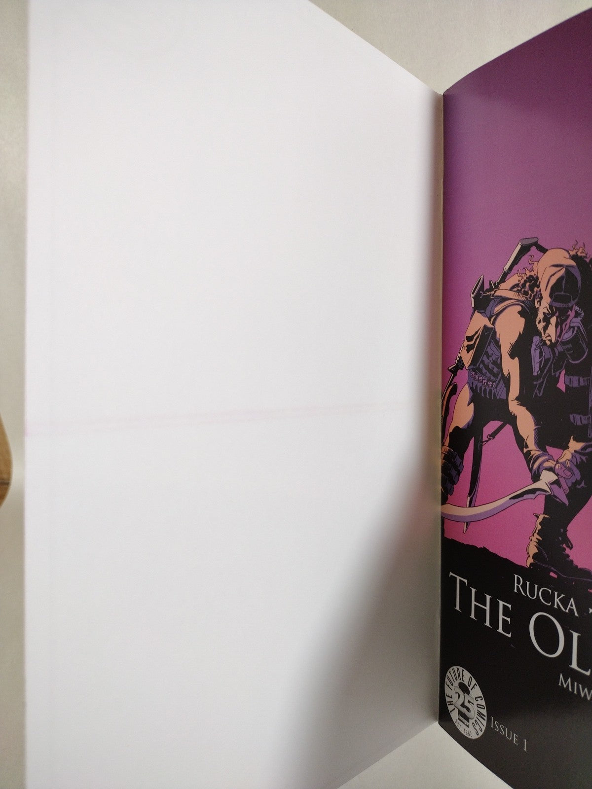 Old Guard #1 (2017) Image Comic Blind Box 25th Anniversary Blank Cover Variant 