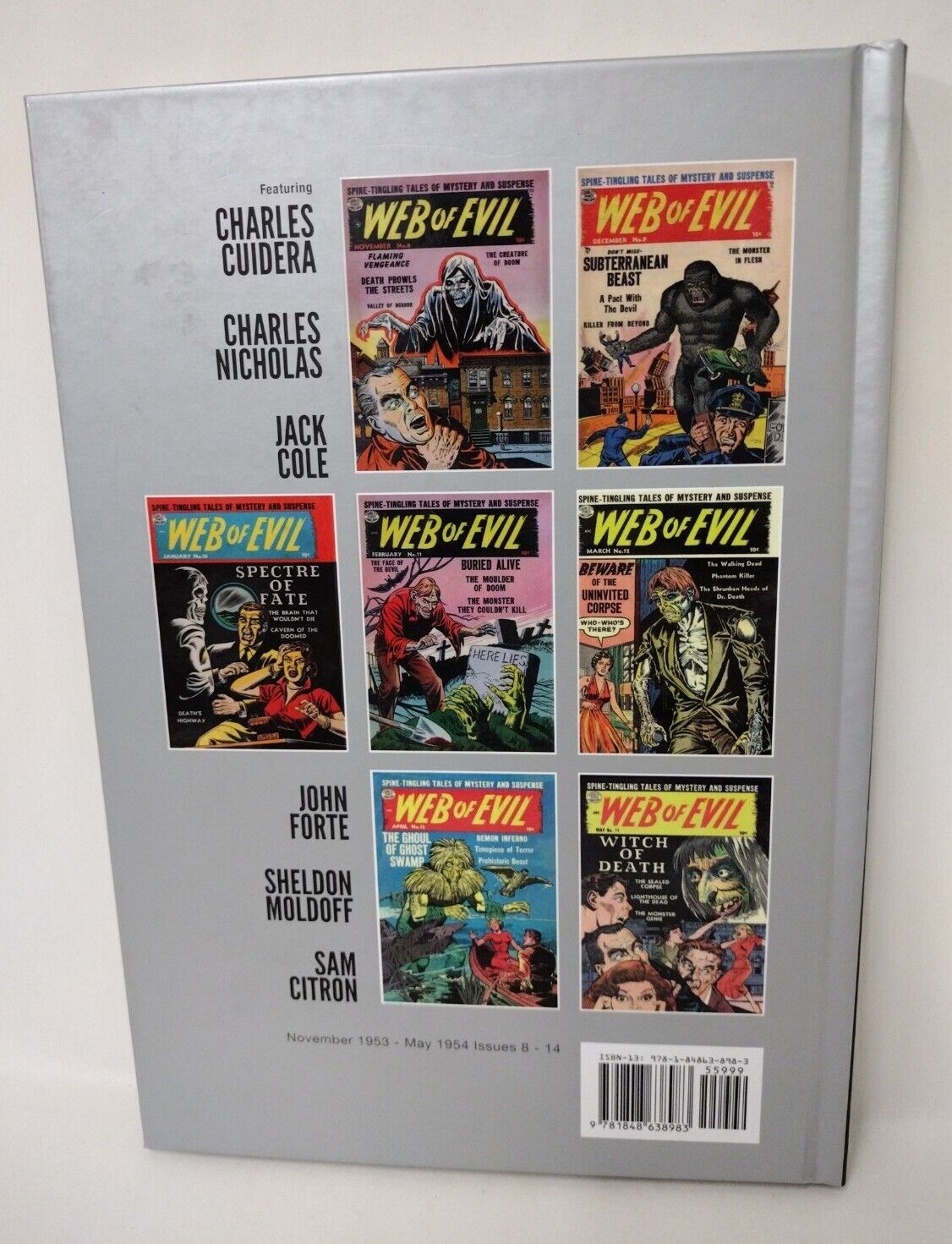  Web Of Evil Vol 2 Hardcover Issues 8-14 Pre Code Classic( Brand New)