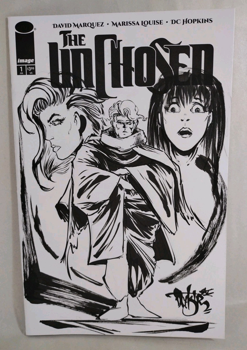 Unchosen #1 (2025) Image Comic Sketch Variant Cover W Original Dave Castr Art