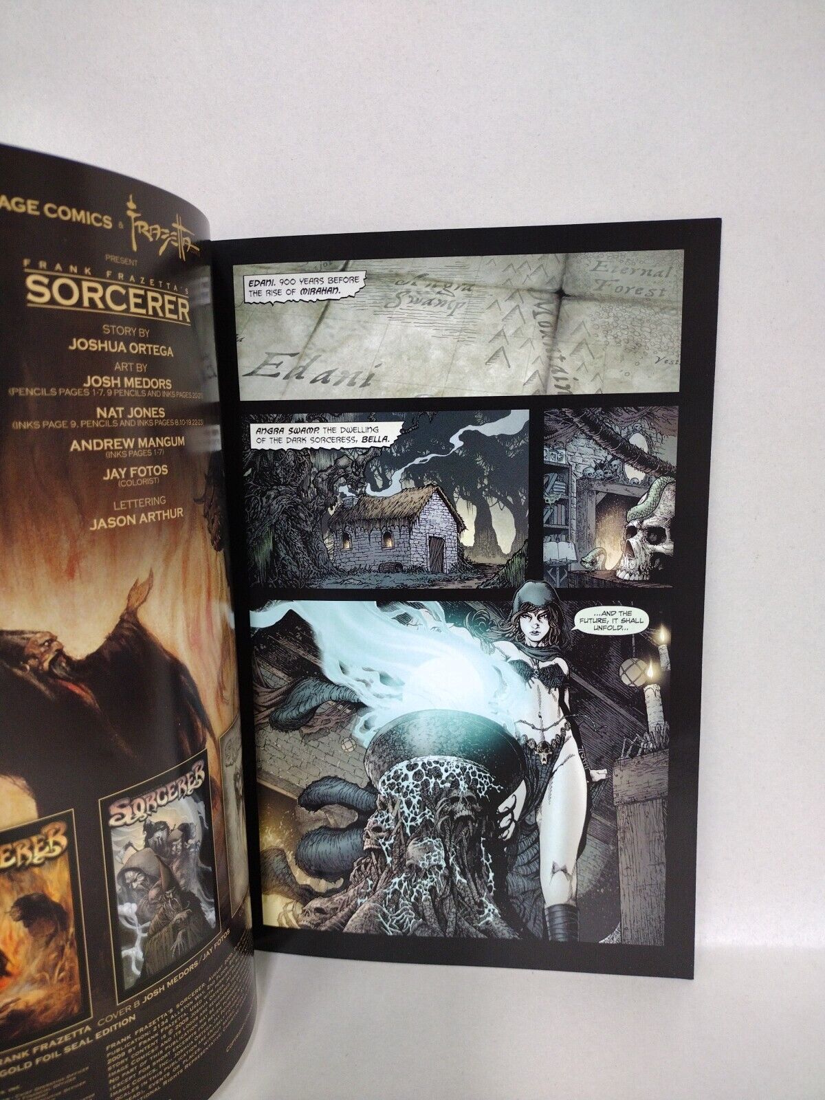 Frank Frazetta Sorcerer #1 (2009) Image Comic One Shot LBCC Exclusive Signed #'d