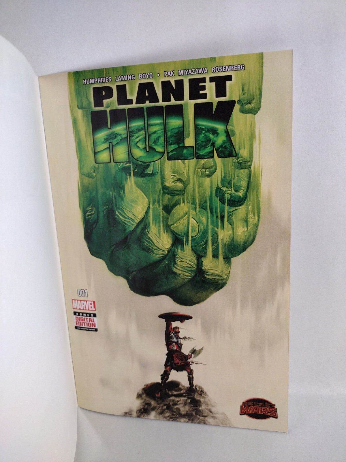 Planet Hulk #1 (2015) Marvel Comic Blank Sketch Variant Cover NM