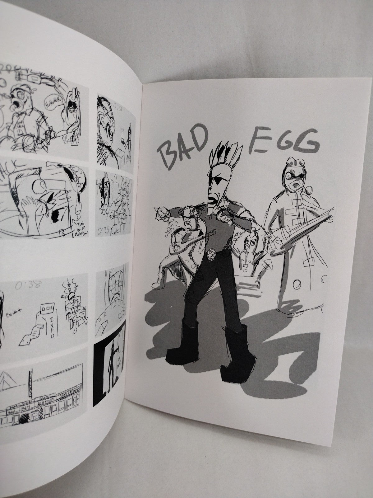 Radioactive Chicken Heads Bad Egg 2025 Production Zine Book Signed W Sketch NM