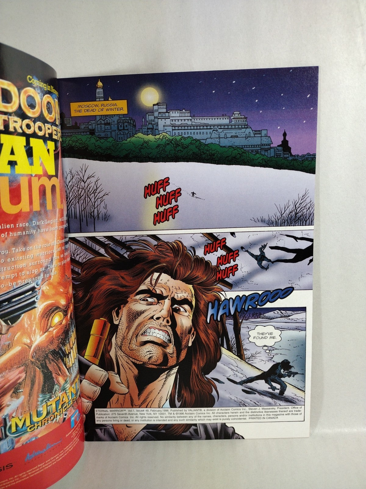 Eternal Warrior #49 50 (1996) Valiant Comic Lot Last Issues Ostrander Guice VF