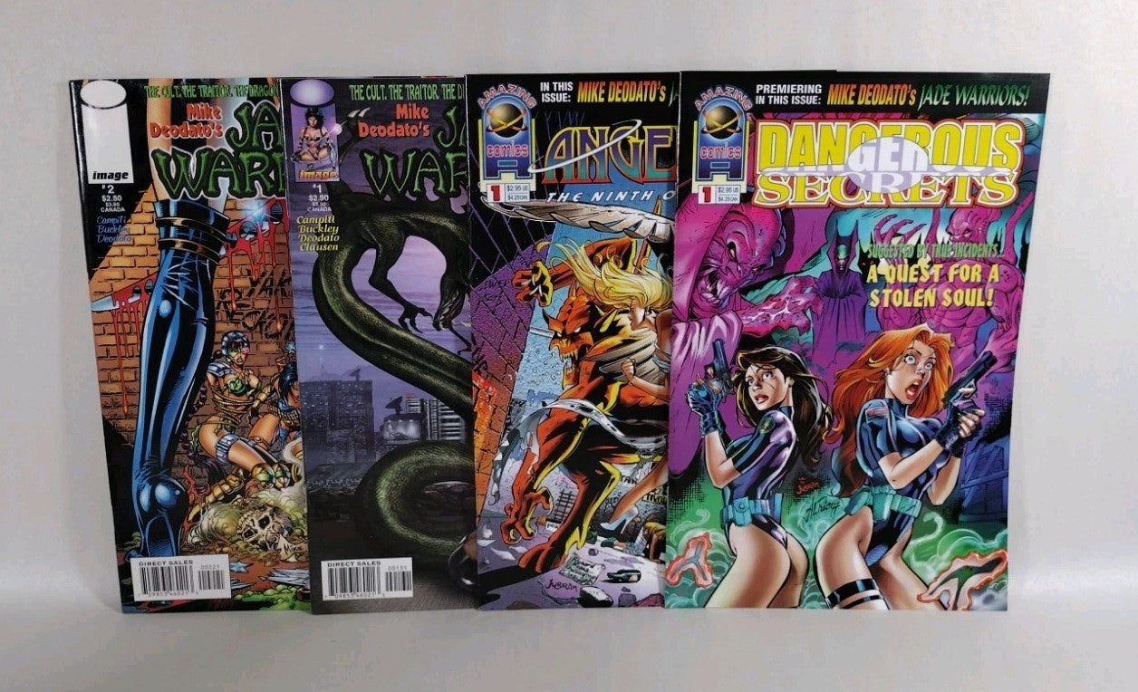 Jade Warriors 1st Appearance Amazing Comic Lot #1-2 Dangerous Secrets Angel Heat
