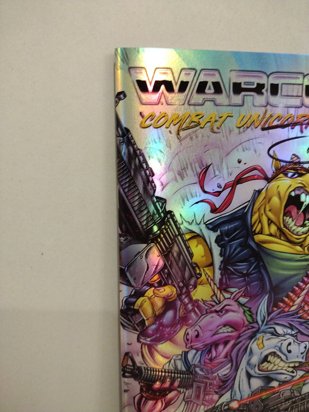 Warcorns Combat Unicorns For Hire #1 Source Point 2019 Comic Signed Garrett Gun 