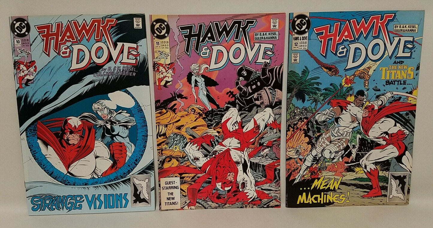 Hawk And Dove (1989) DC 1-12 Comic Lot Set #1 2 3 4 5 6 7 8 9 10 11 12