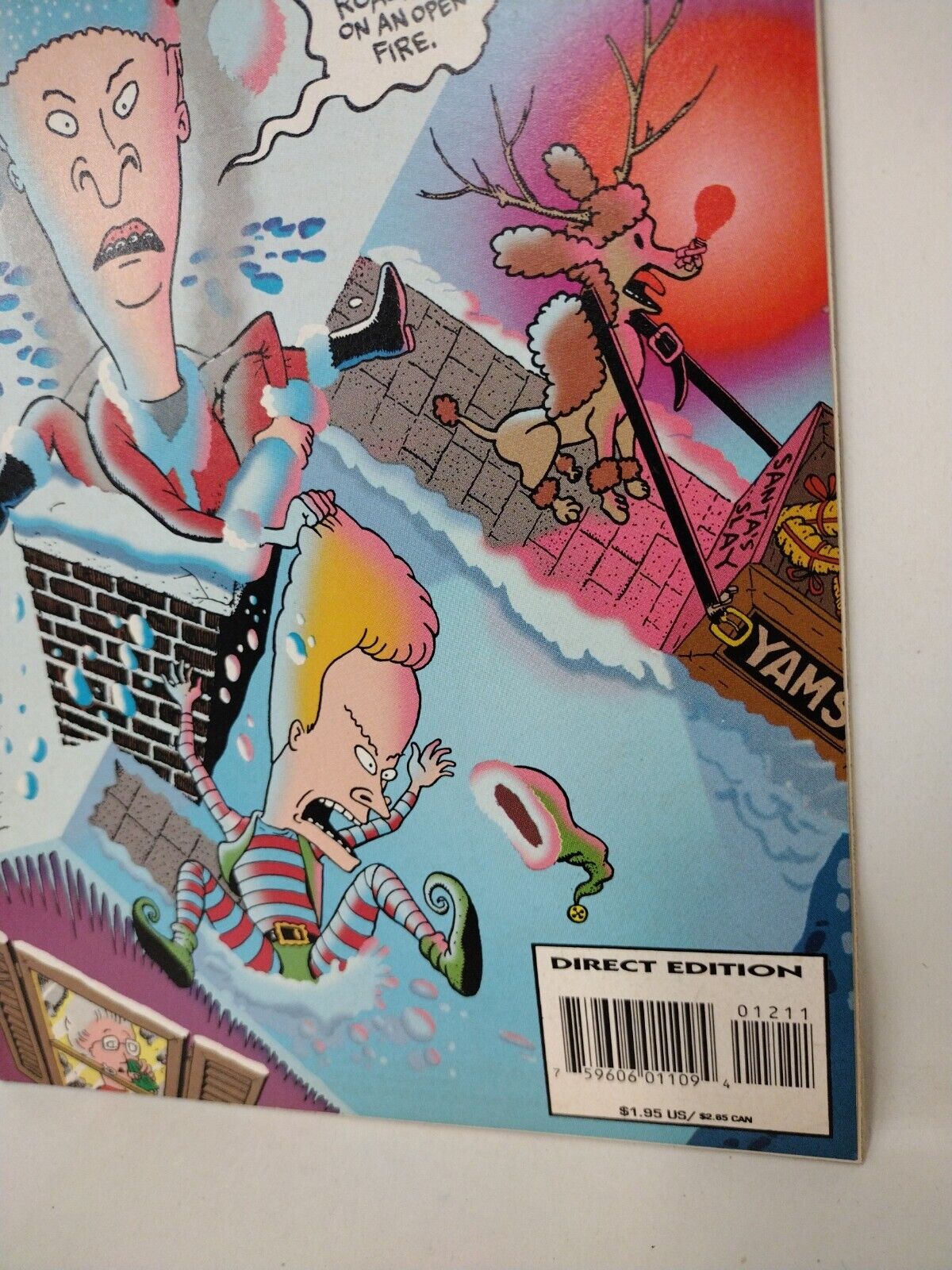 Beavis And Butt-Head #12 (1995) Marvel MTV Comic Christmas Issue