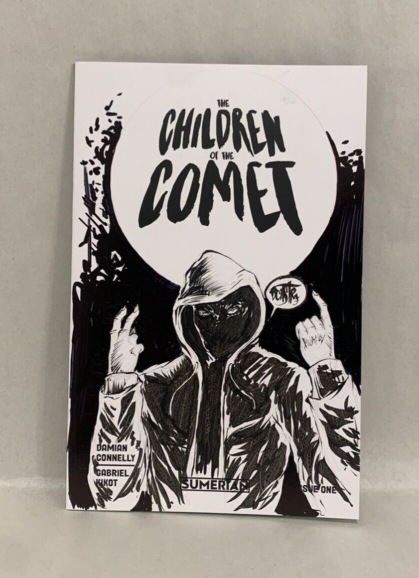 CHILDREN OF THE COMET #1 Blank Variant Cover Comic 2023W Original Art Dave Castr