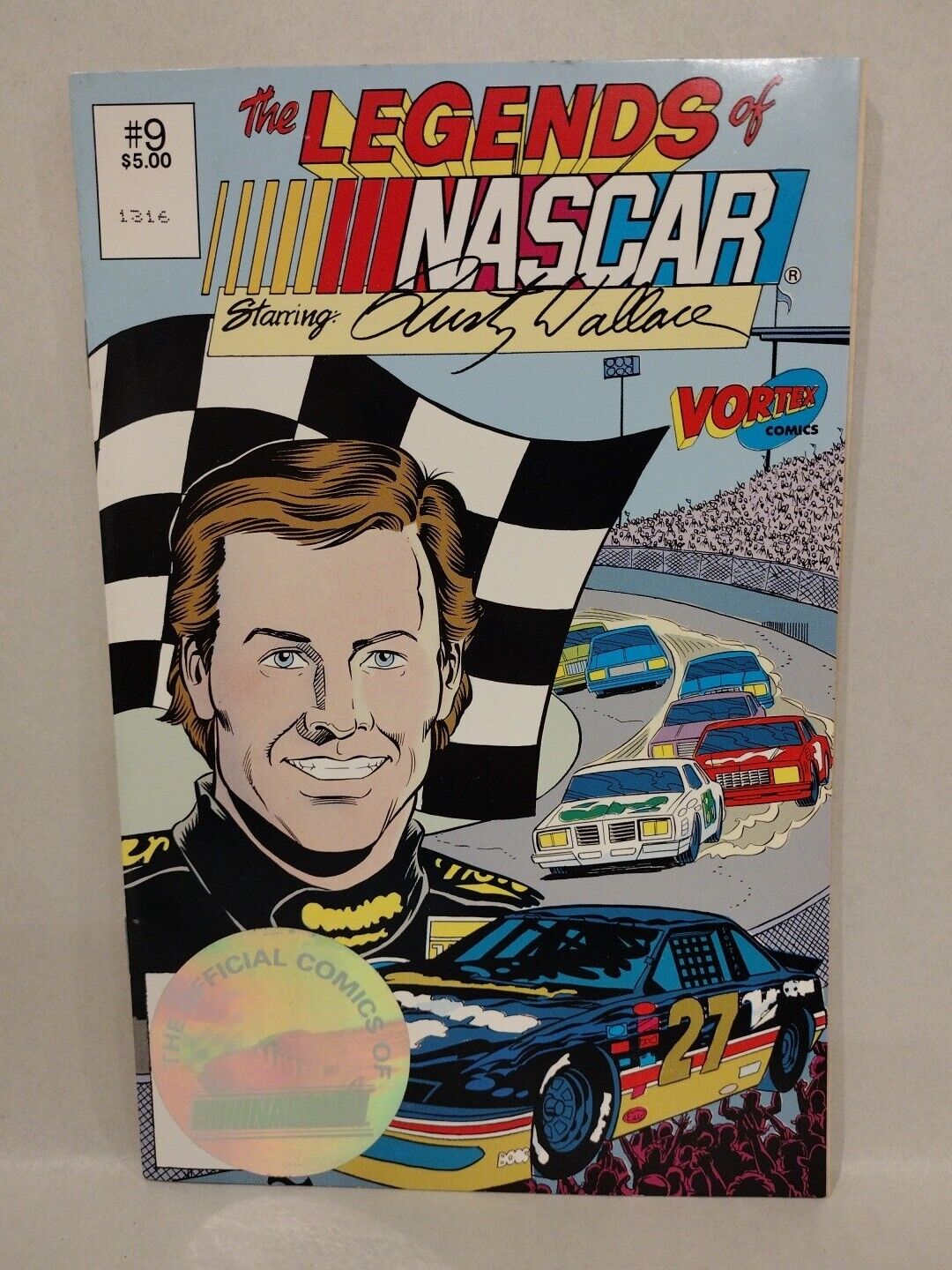 Legends Of NASCAR (1992) Vortex Hologram Variant Comic Lot Set #9 10 11 12 13