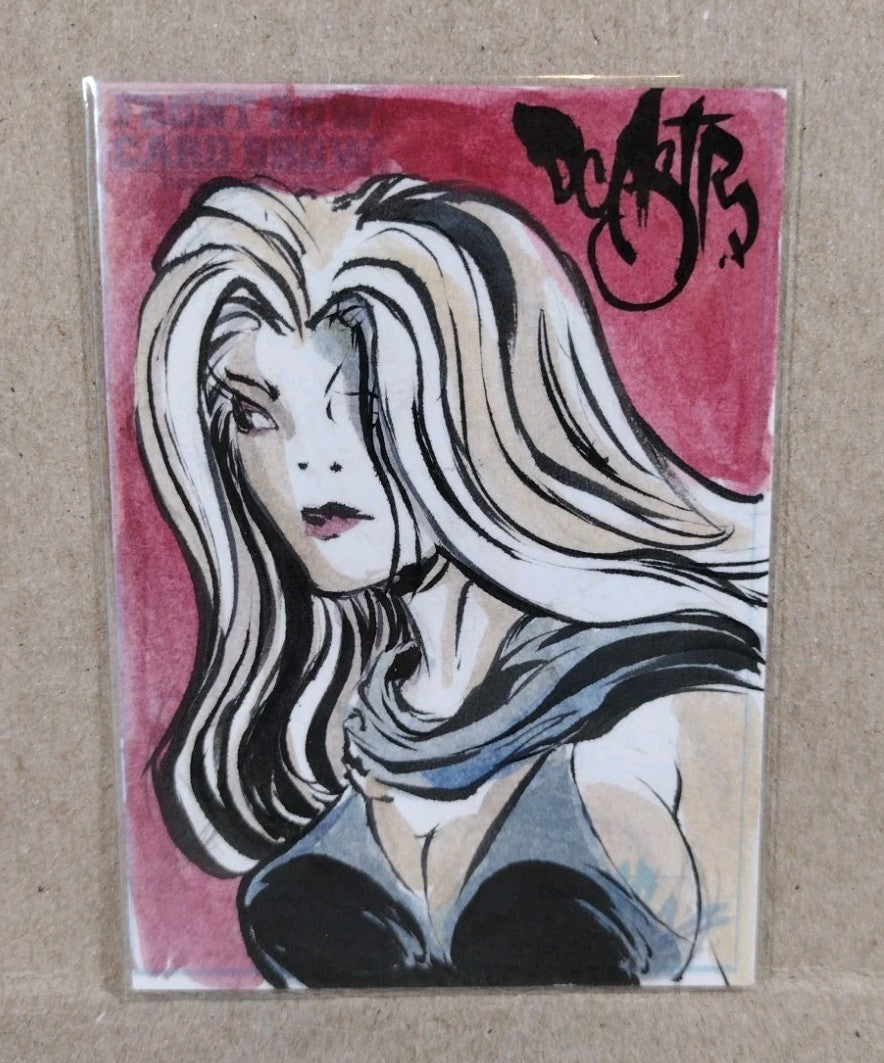 DCastr (2025) Front Row Show Exclusive Sketch Card W Original Lady Death Art