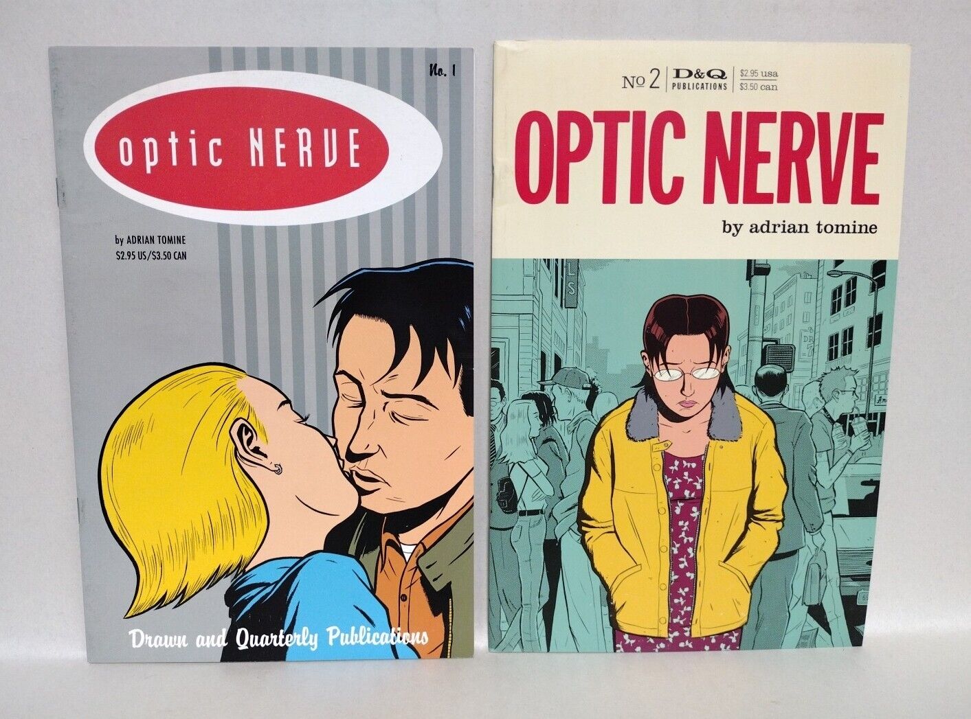 Optic Nerve #1 2 (1995) D+Q Adrian Tomine Comic Lot Set