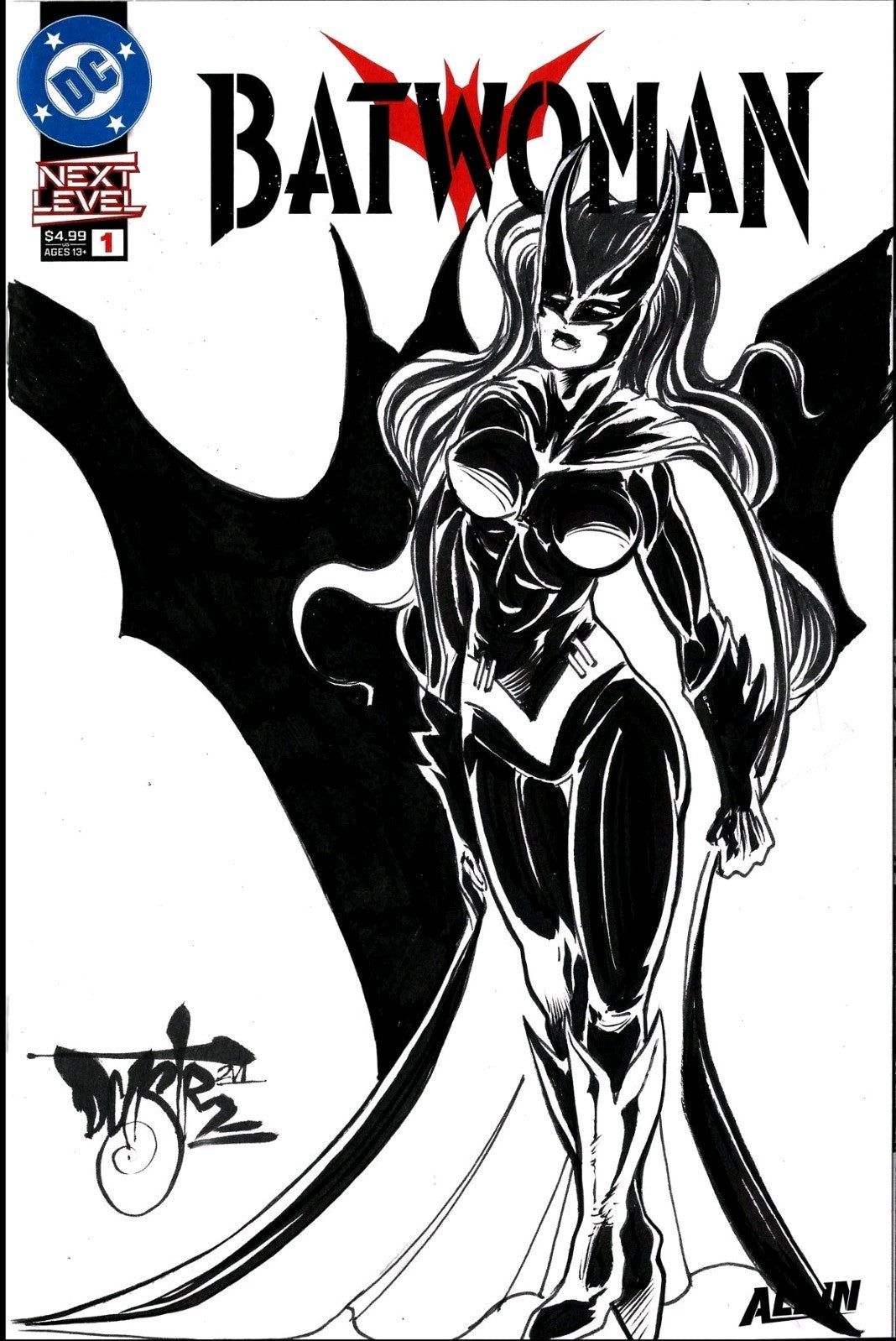 Batwoman #1 (2026) DC Comic Sketch Cover Variant W Original DCastr Art