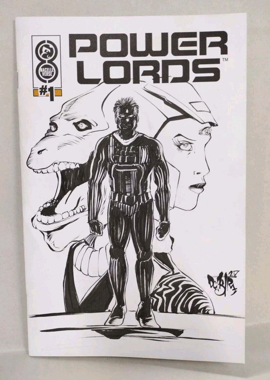Power Lords #1 (2025) Oni Nacelleverse Sketch Cover W Original Dave Castr Art