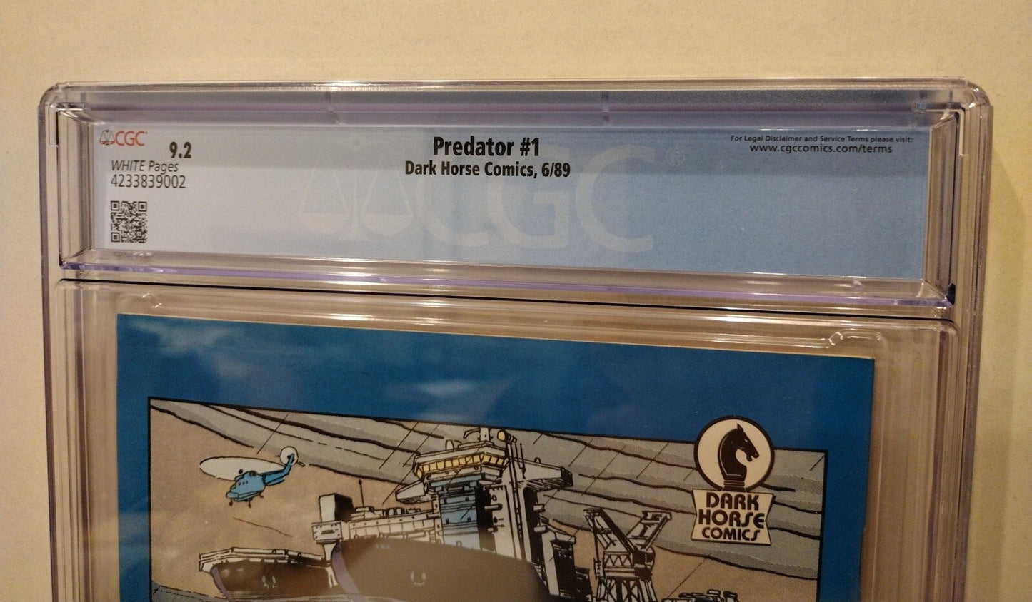 PREDATOR #1 (1989) Dark Horse Comic 1st Appearance Classic Cover CGC 9.2