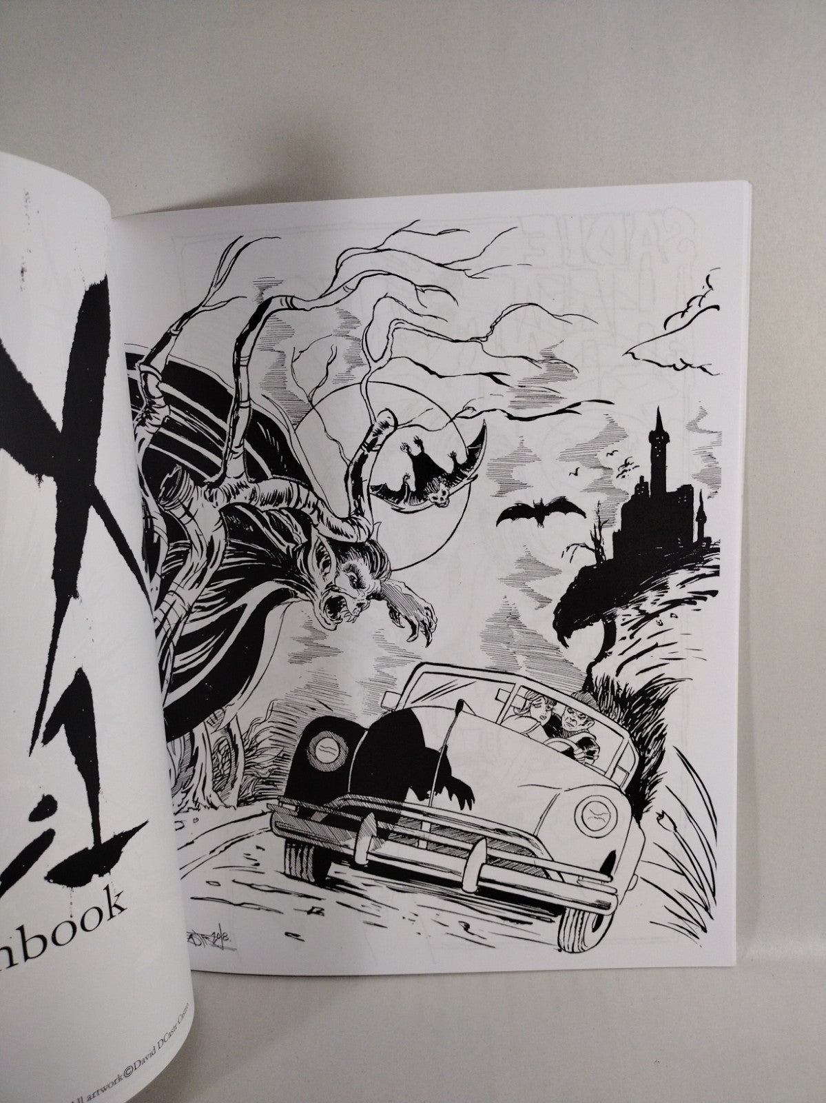 Dave Castr INX Sketch Book (2019) Zarstar Studios Magazine Size Artbook