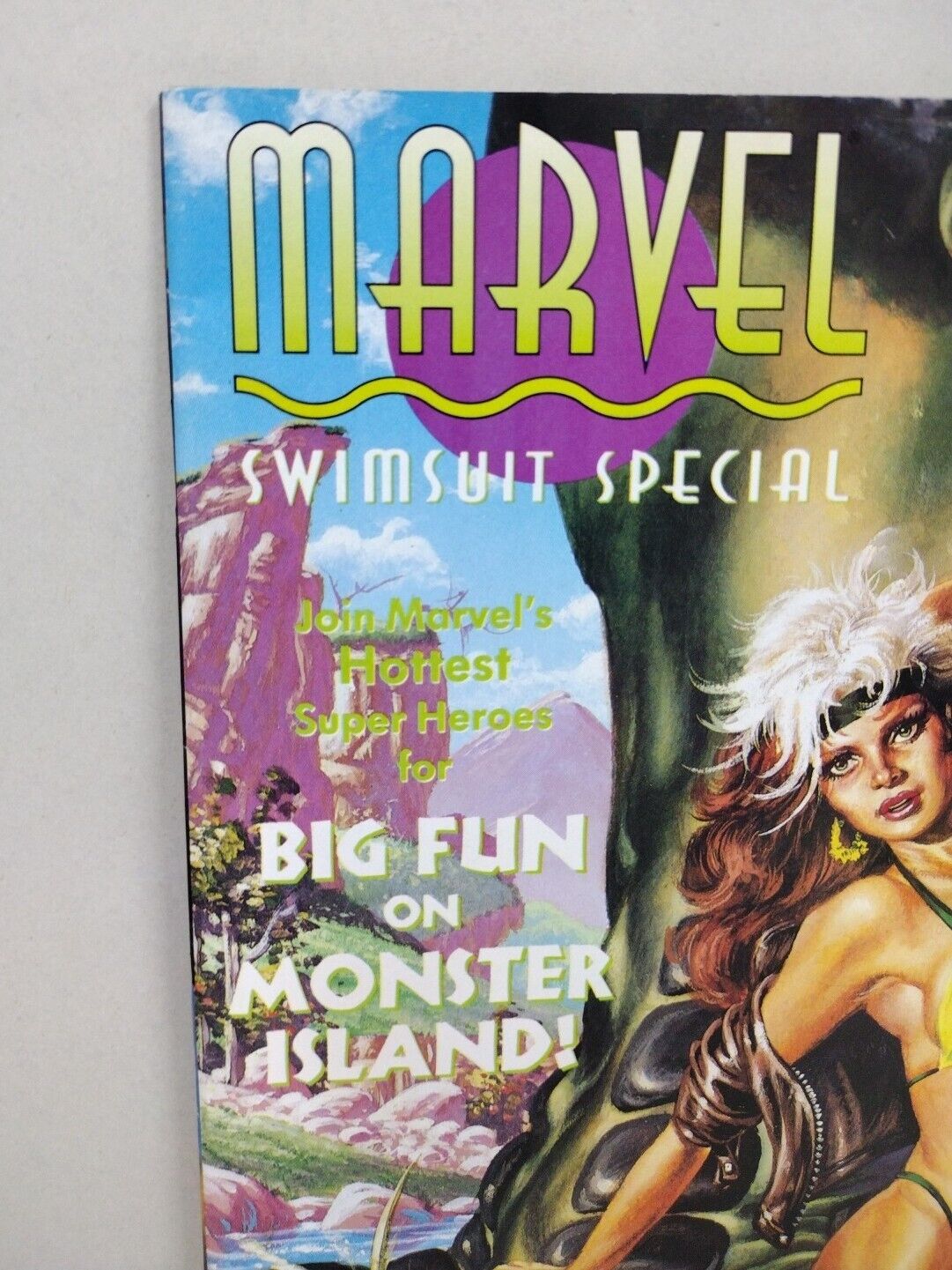 Marvel Swimsuit 1993 Special #2 Joe Jusko Rogue Cover X-Men Cable Direct Edition