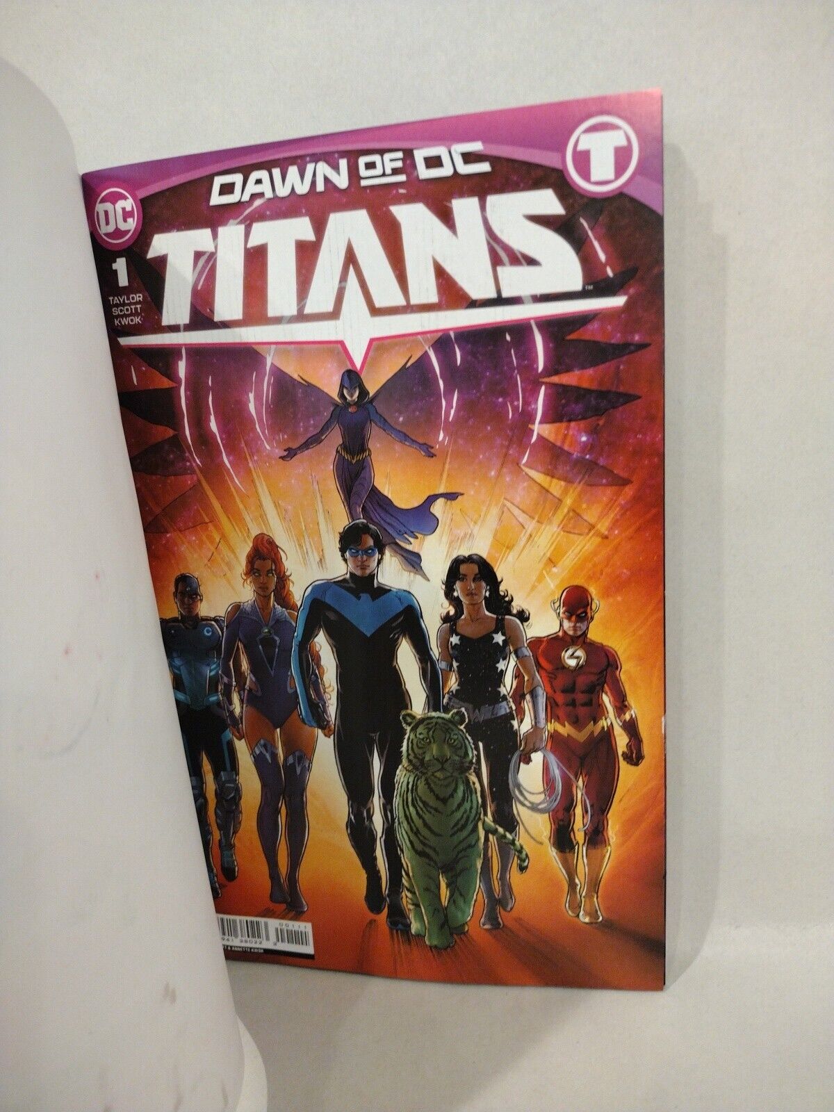 Titans #1 (2023) Dawn Of DC Blank Sketch Variant Comic w Original Dave Castr Art