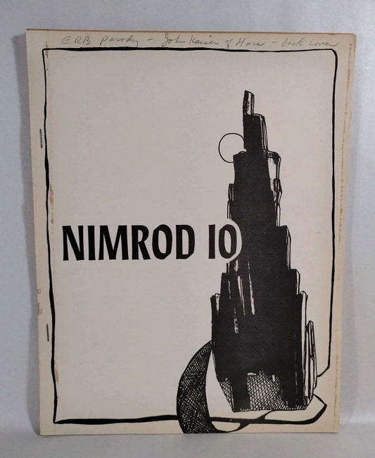 Nimrod #10 (1968) Blackjack Press California Fanzine Jim Keith Cover Art