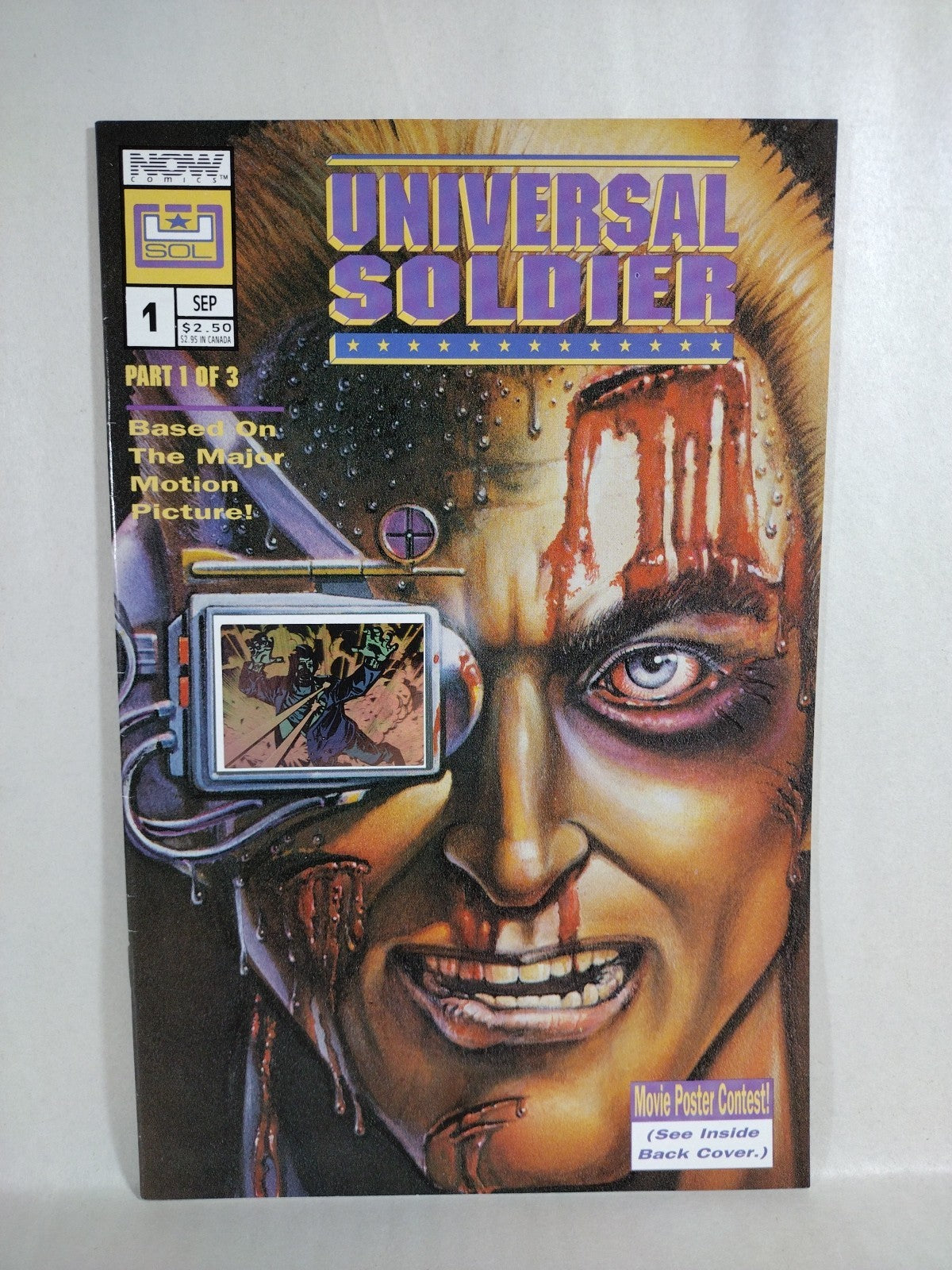 Universal Soldier (1992) Now & Fleetway Comic Set #1 2 3 Max Brewster 1 2 GD-NM