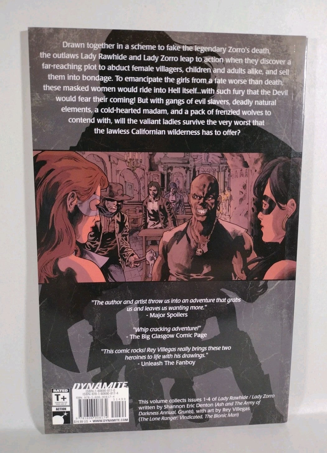 Lady Rawhide Lady Zorro: Outlaw Blood (2015) Dynamite Comics TPB SC New 