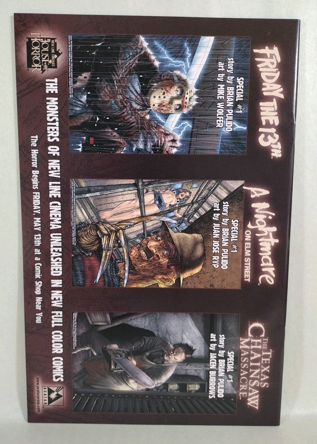 Friday The 13th Special #1 (2005) Avatar Silver Foil Comic Variant NM