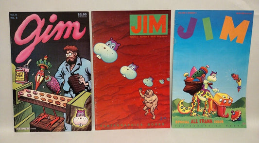 JIM Vol 2 (1994) Fantagraphics Comic Lot Set #2 3 4 Jim Woodring Frank